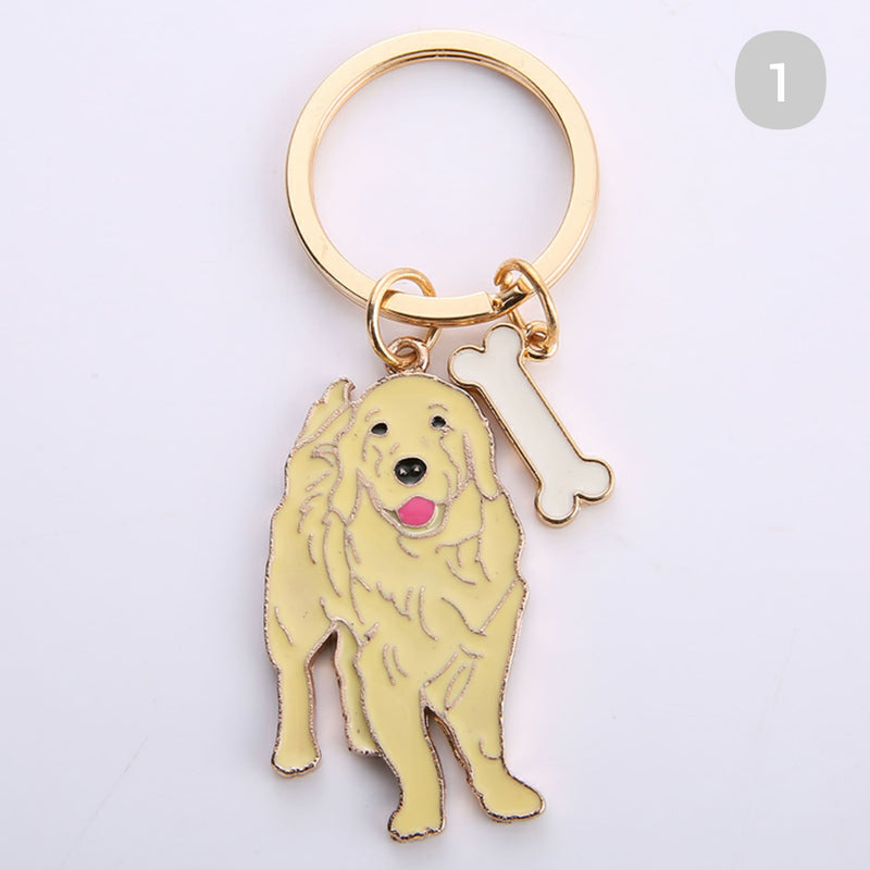 Golden Retriever Keychain