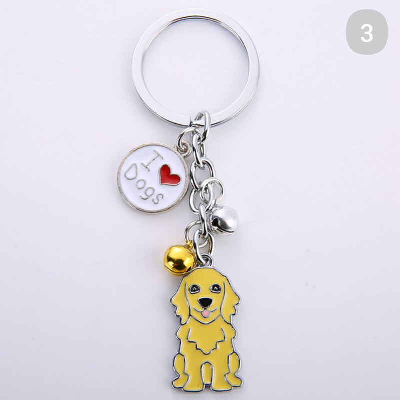 Golden Retriever Keychain