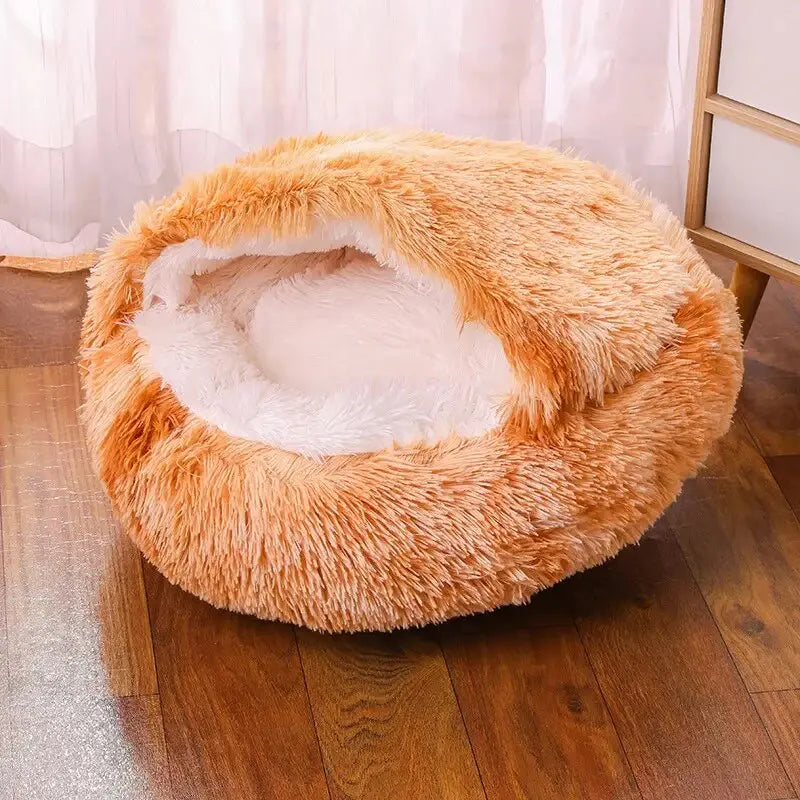 Calming Plush Dog Bed