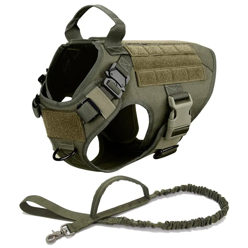 Tactical K9 Collar & Harness Set