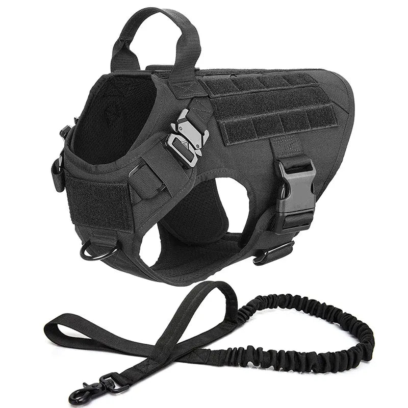 Tactical K9 Collar & Harness Set