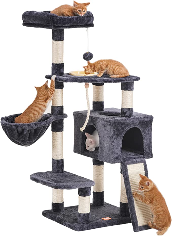 Cat Climbing Tree Toy with Ladder with Wood Scratching Post