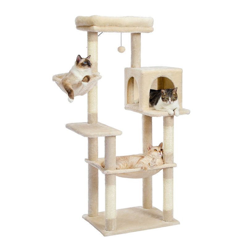 Cat Climbing Tree Toy with Ladder with Wood Scratching Post